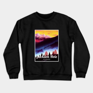 Jackson Hole Wyoming United States ski Crewneck Sweatshirt